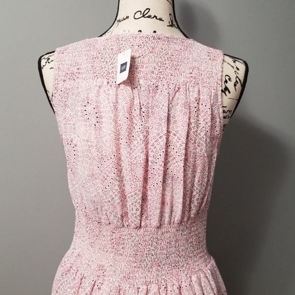 Gap Sleeveless Midi Pink  Dress - Picture 6 of 8
